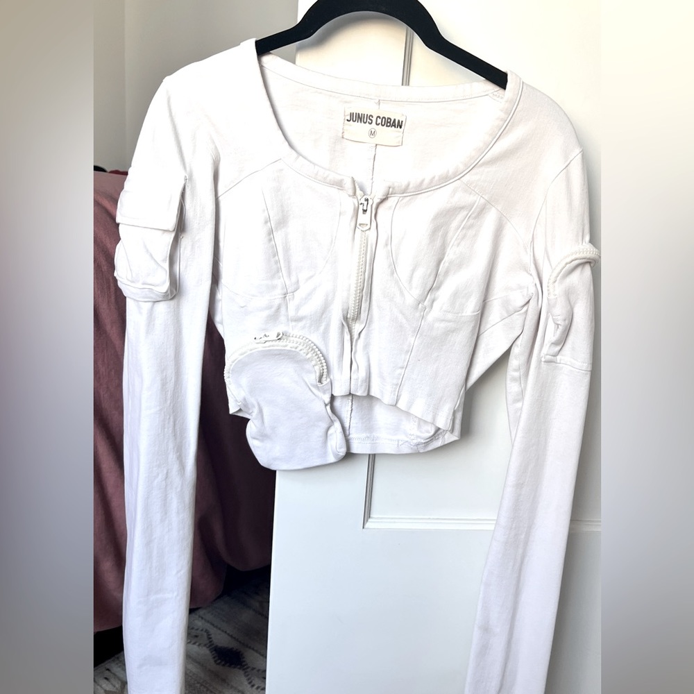 Junus Coban white Jeans Jacket